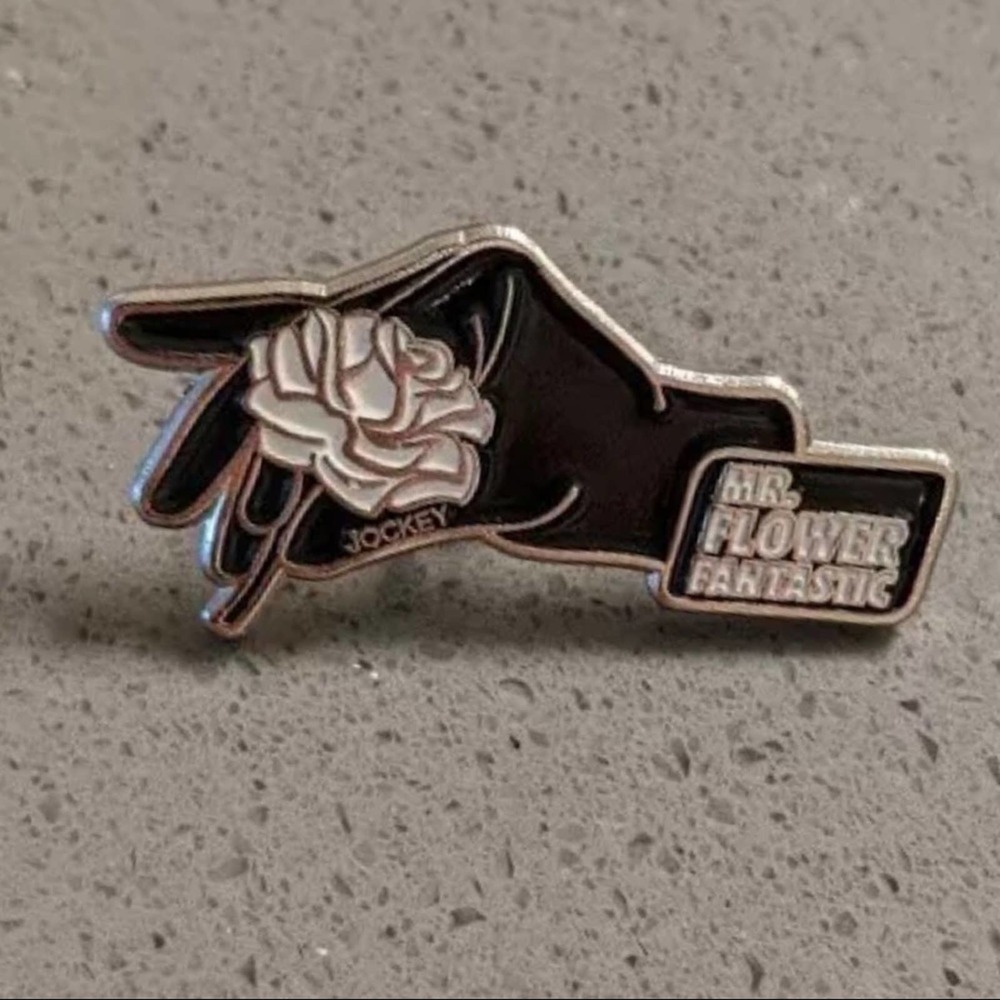 JOCKEY Mr. Flower Fantastic ComplexCon Enamel Pin